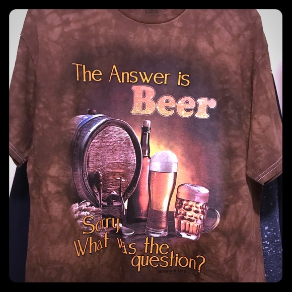 3 D tees Shirts Beer Tie Dyed T Shirt New Poshmark
